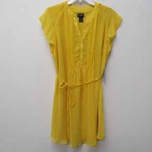 NWT Soho Apparel Yellow Casual Dress Size PM